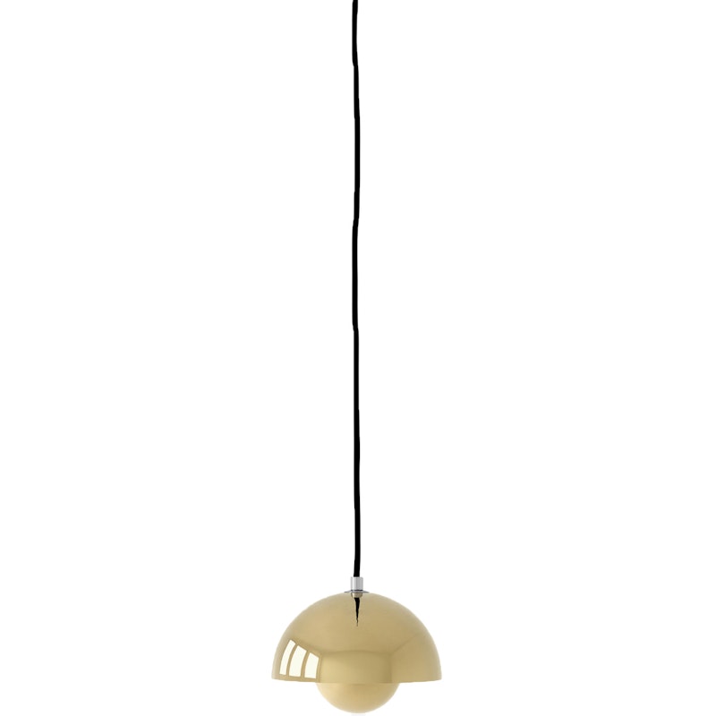 Flowerpot VP10 Pendant, Brass-Plated