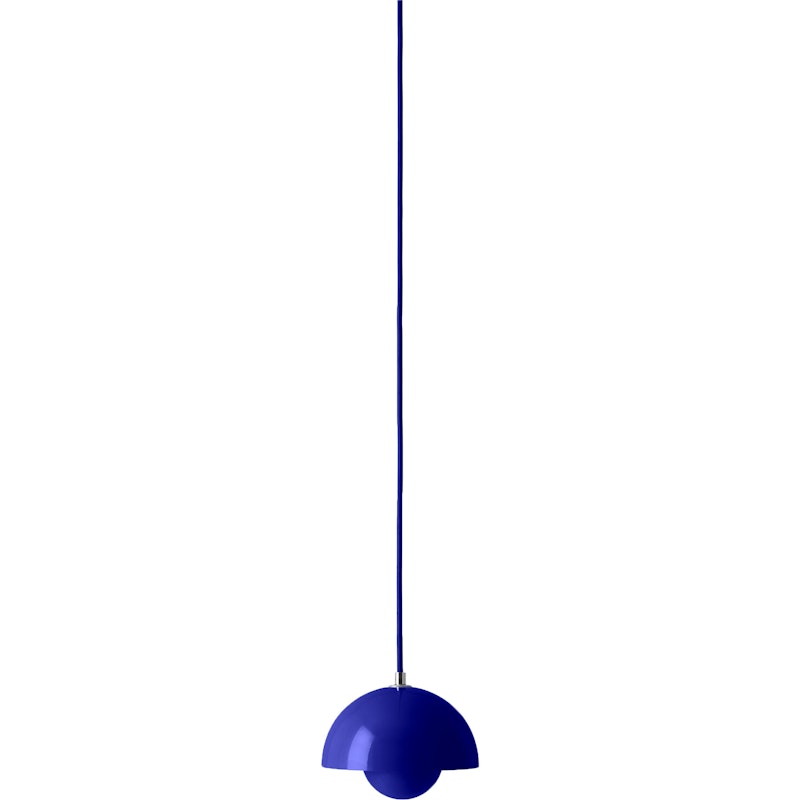 Flowerpot VP10 Pendant, Cobalt Blue