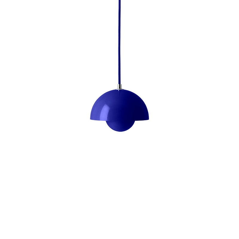 Flowerpot VP10 Pendant, Cobalt Blue