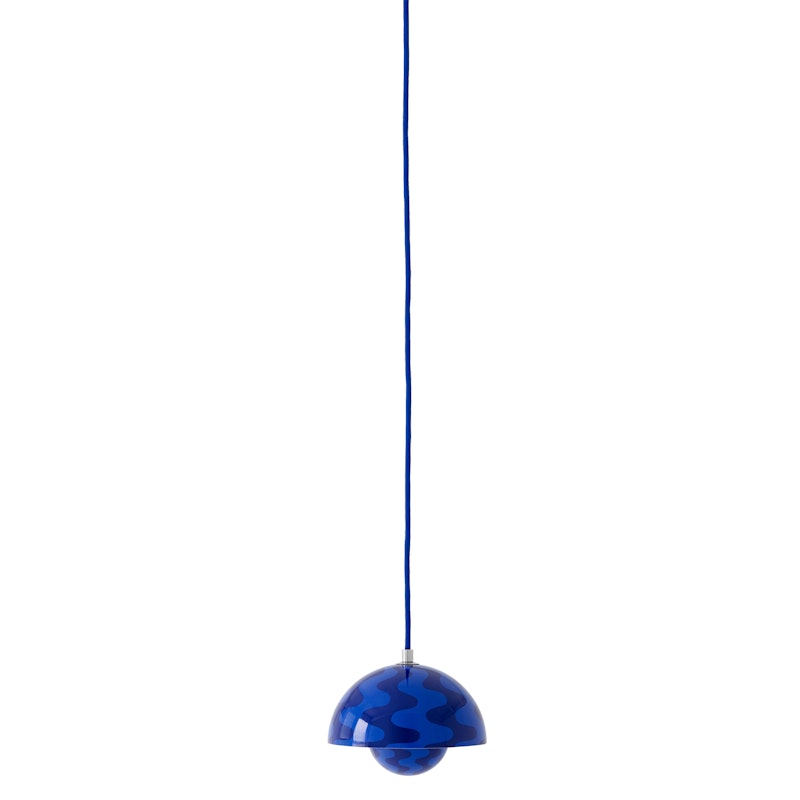 Flowerpot VP10 Pendant, Cobalt Blue / Twilight Blue