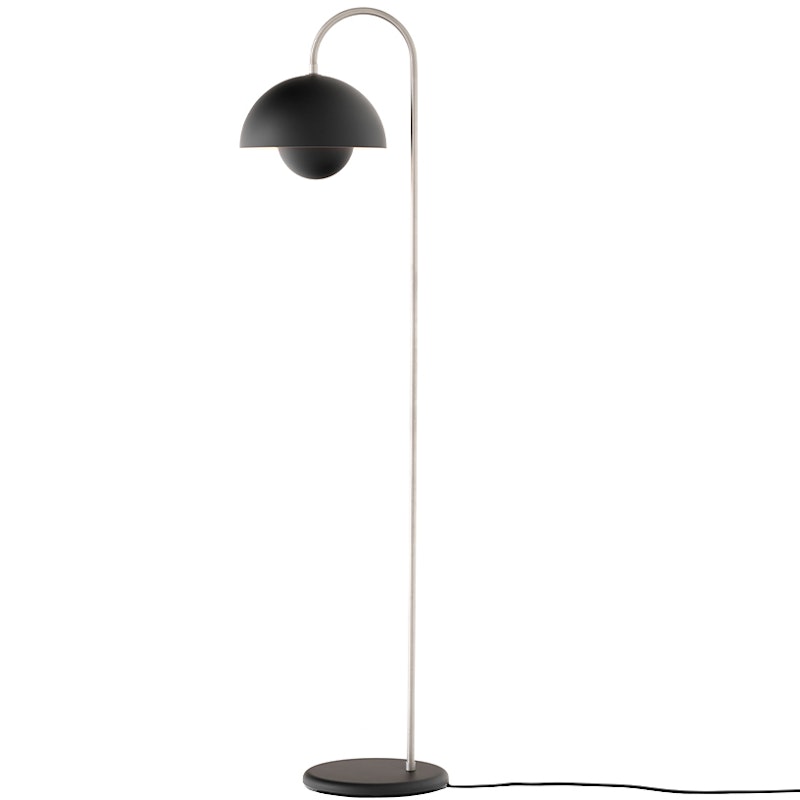 Flowerpot VP12 Floor Lamp, Matte Black