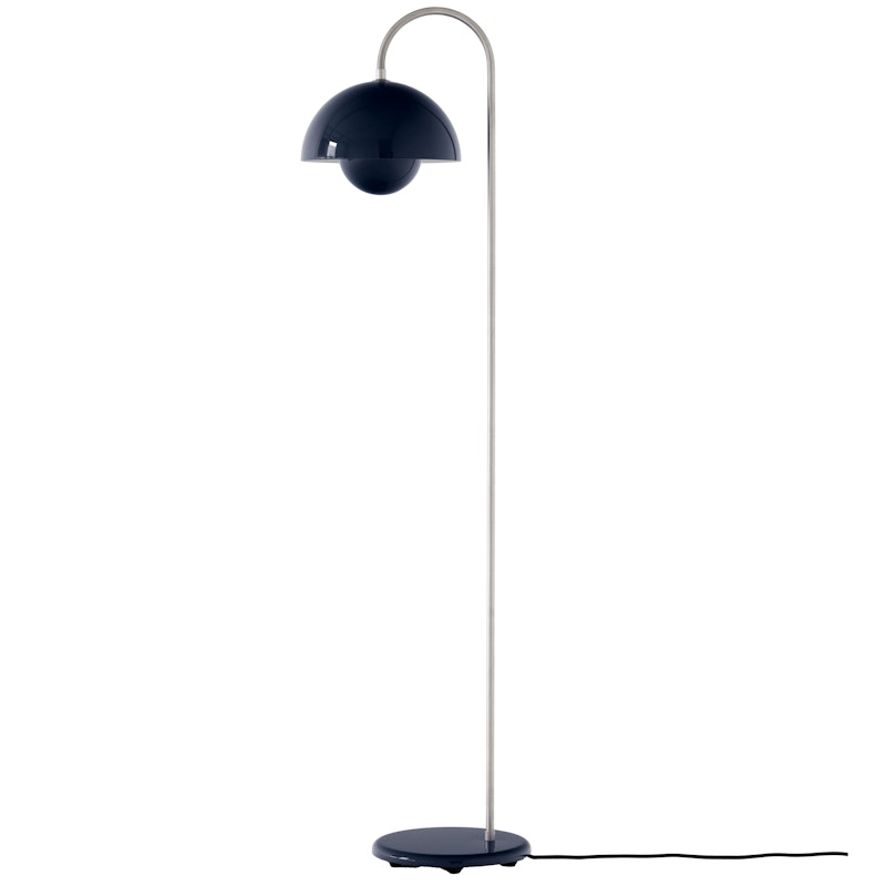 Flowerpot VP12 Floor Lamp, Steel Blue