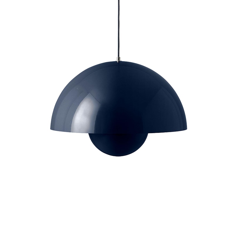 Flowerpot VP2 Pendant, Steel Blue