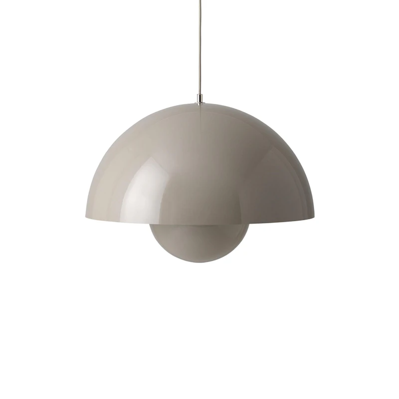 Flowerpot VP2 Pendant, Grey Beige
