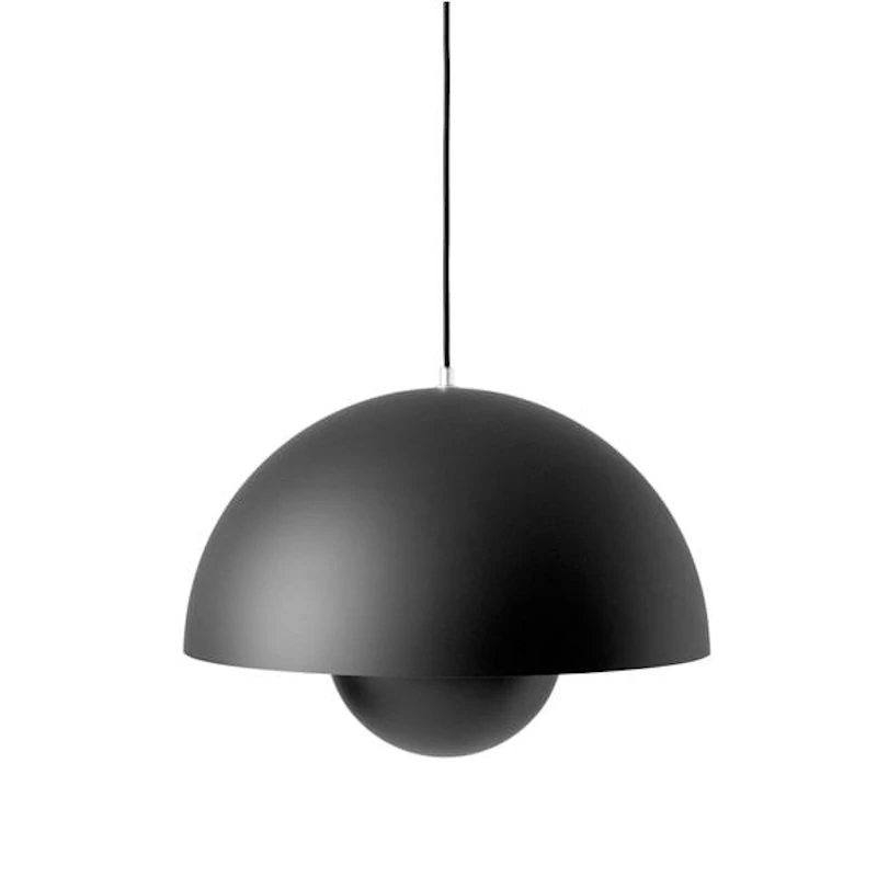 Flowerpot VP2 Pendant, Matt Black