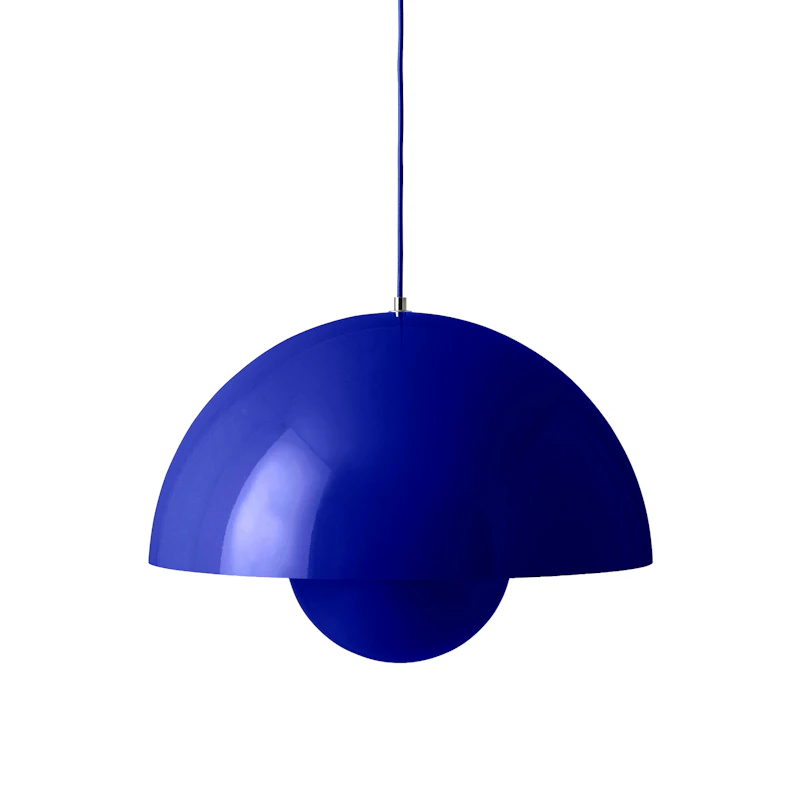 Flowerpot VP2 Pendant, Cobalt-blue