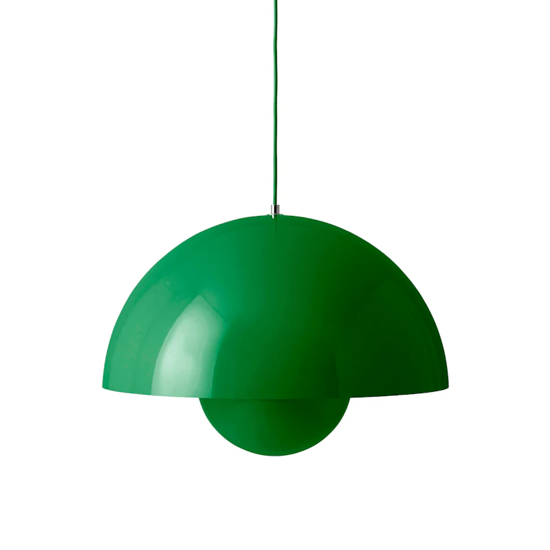 Flowerpot VP2 Pendant, Signal Green