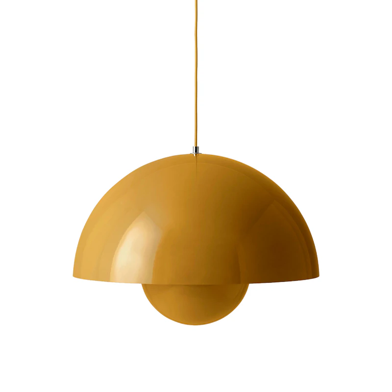 Flowerpot VP2 Pendant, Mustard