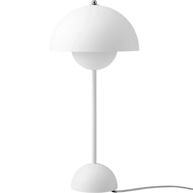 Flowerpot VP3 Table Lamp, Matt White