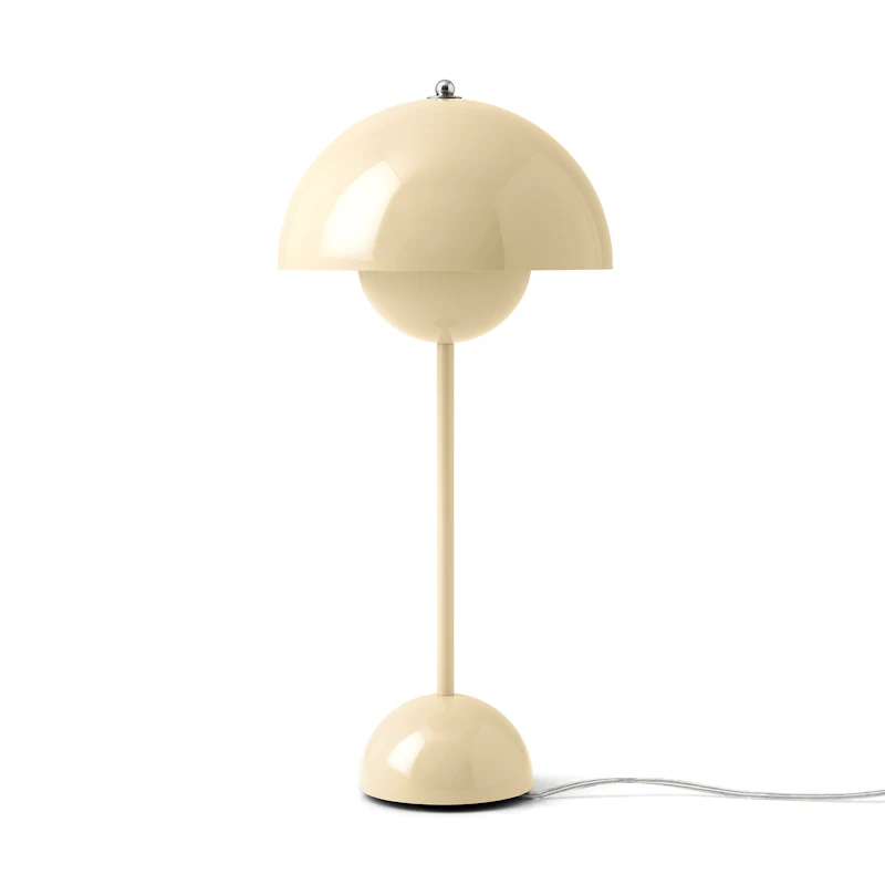 Flowerpot VP3 Table Lamp, Ivory