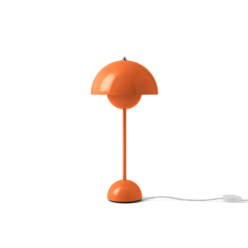 Flowerpot VP3 Table Lamp, Zesty Orange