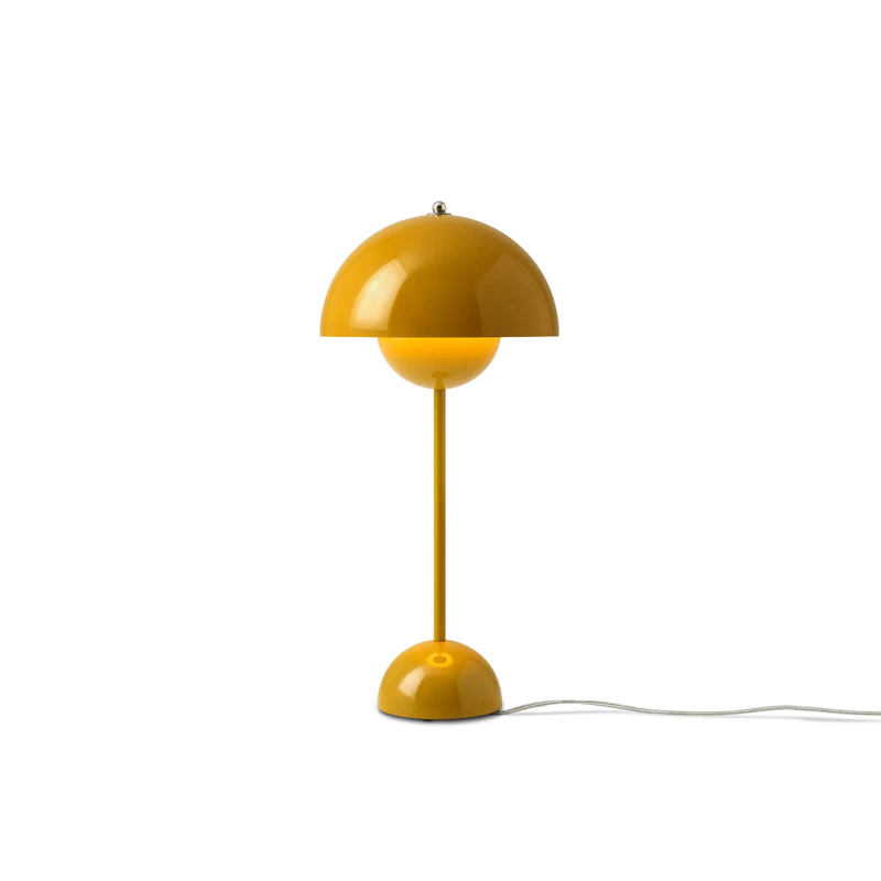Flowerpot VP3 Table Lamp, Mustard