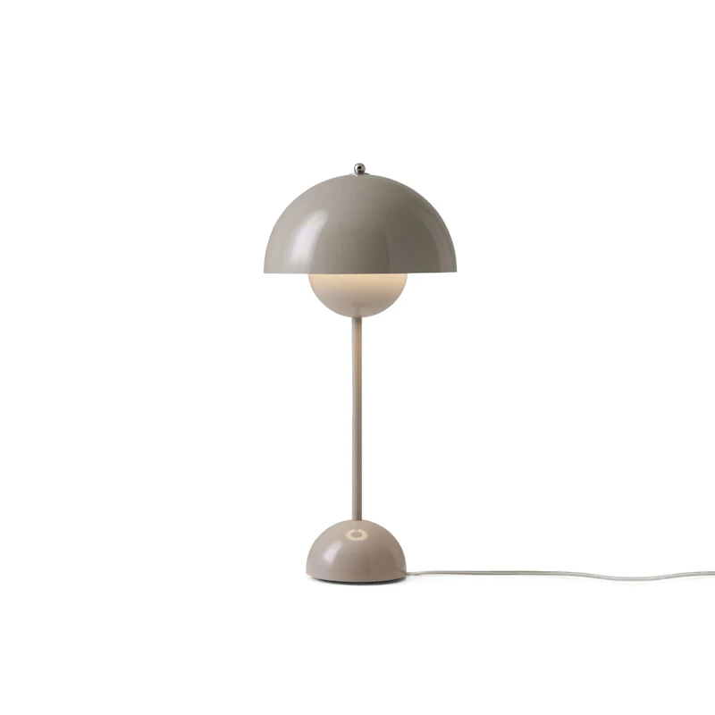 Flowerpot VP3 Table Lamp, Grey Beige