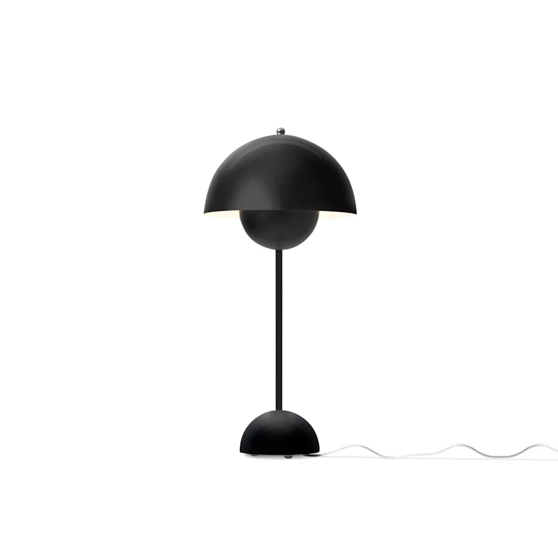 Flowerpot VP3 Table Lamp, Matt Black