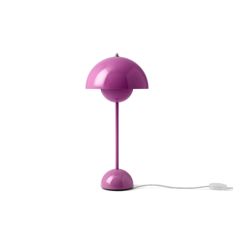 Flowerpot VP3 Table Lamp, Tangy Pink