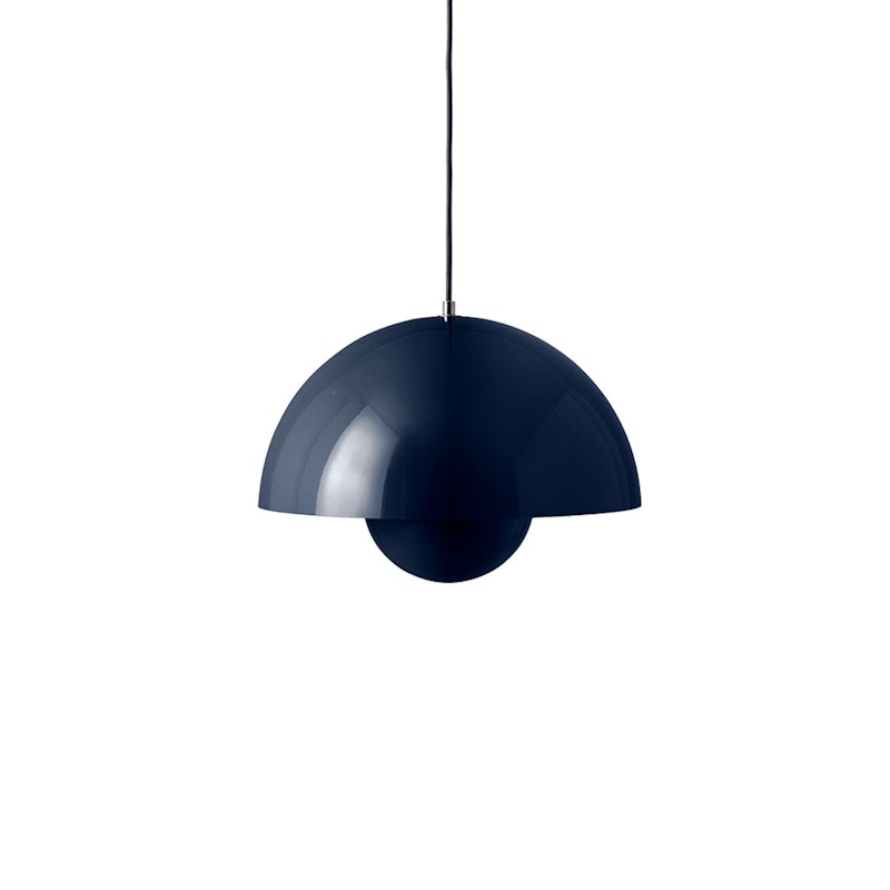 Flowerpot VP7 Pendant, Steel Blue