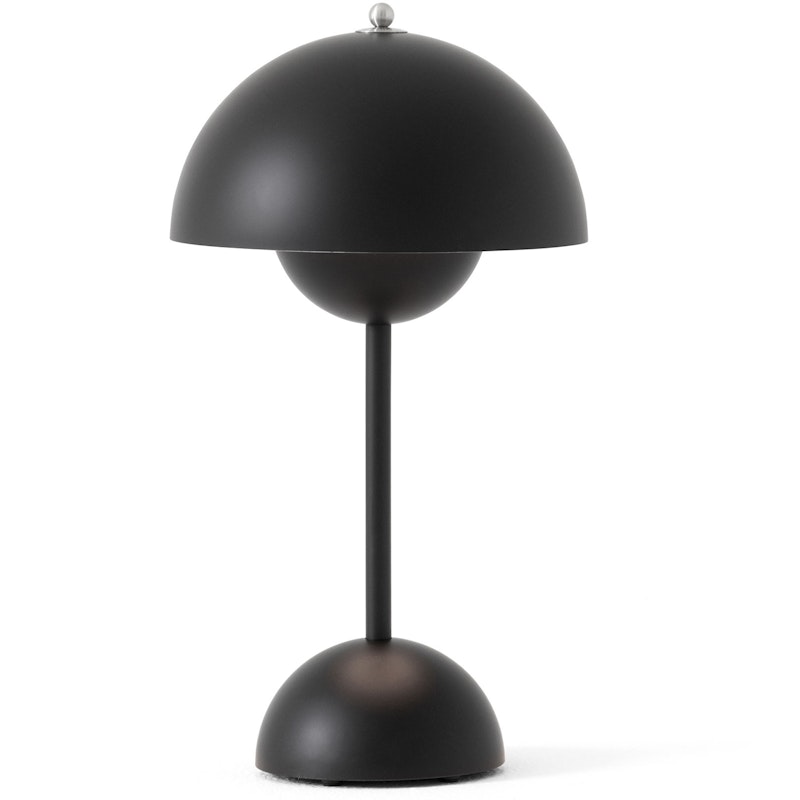 Flowerpot VP9 Table Lamp Portable, Matt Black