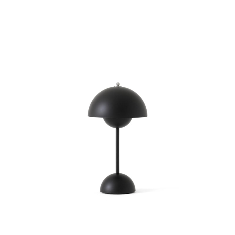 Flowerpot VP9 Table Lamp Portable, Matt Black