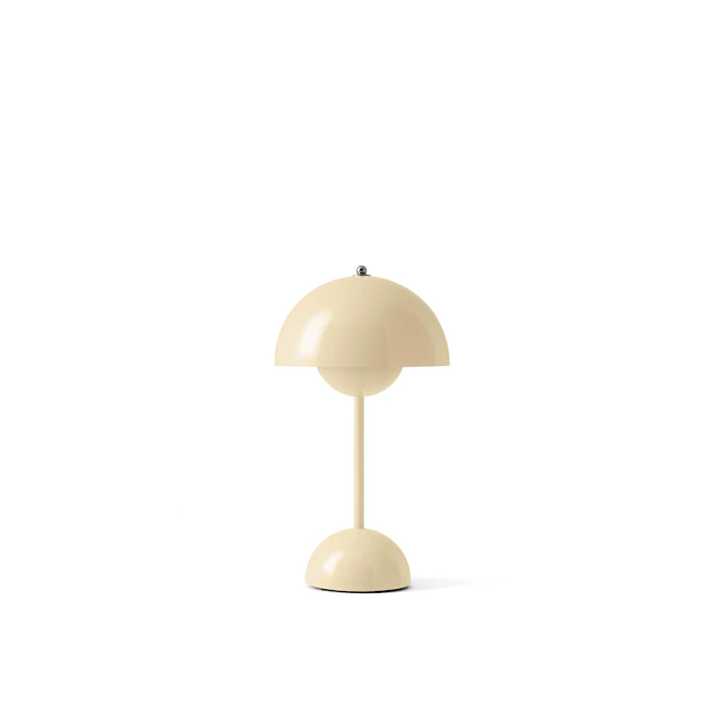 Flowerpot VP9 Table Lamp Portable, Ivory