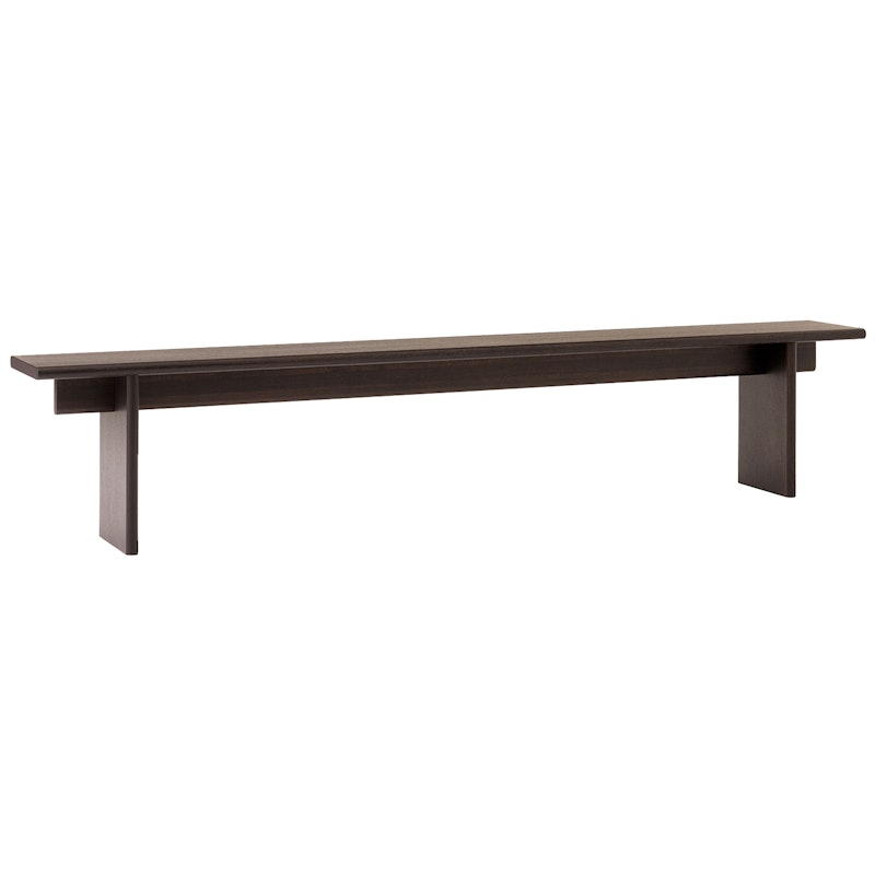 Ita OS6 Bench 230 cm, Dark Stained Oak