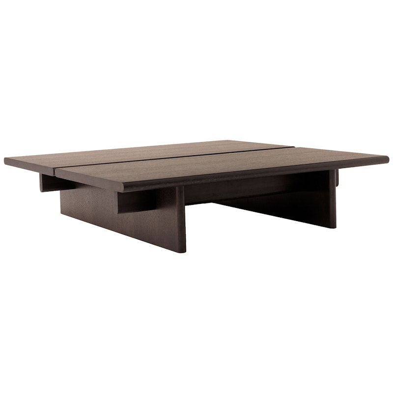 Ita OS4 Coffee Table 110x110 cm, Dark Stained Oak