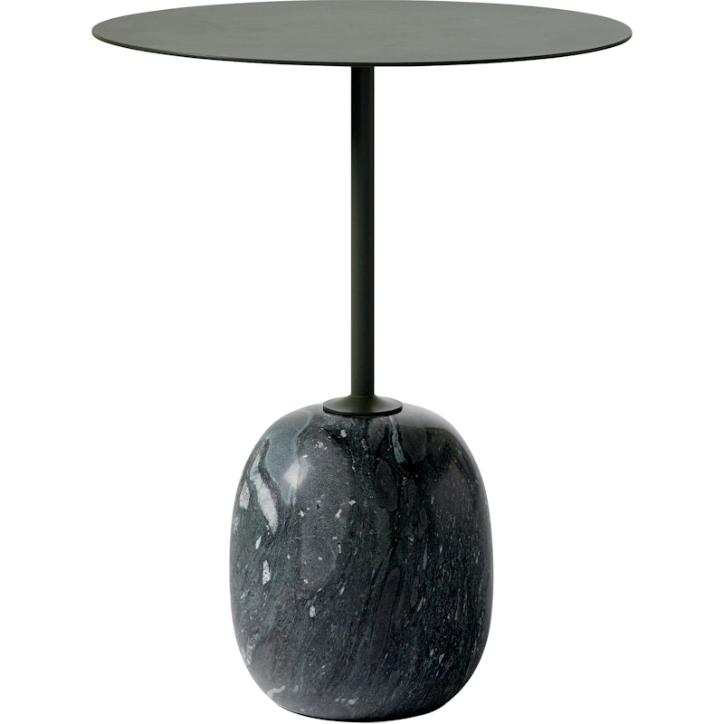 Lato LN8 Table 40 cm, Deep Green / Verde Grigio Marble