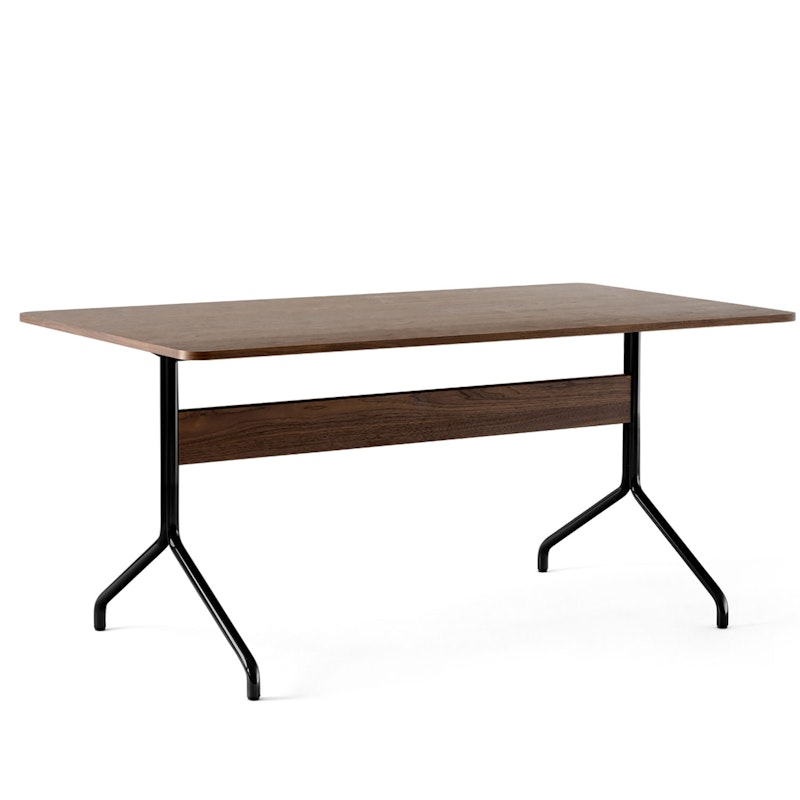 Pavilion AV18 Dining Table 160x90 cm, Walnut/Black