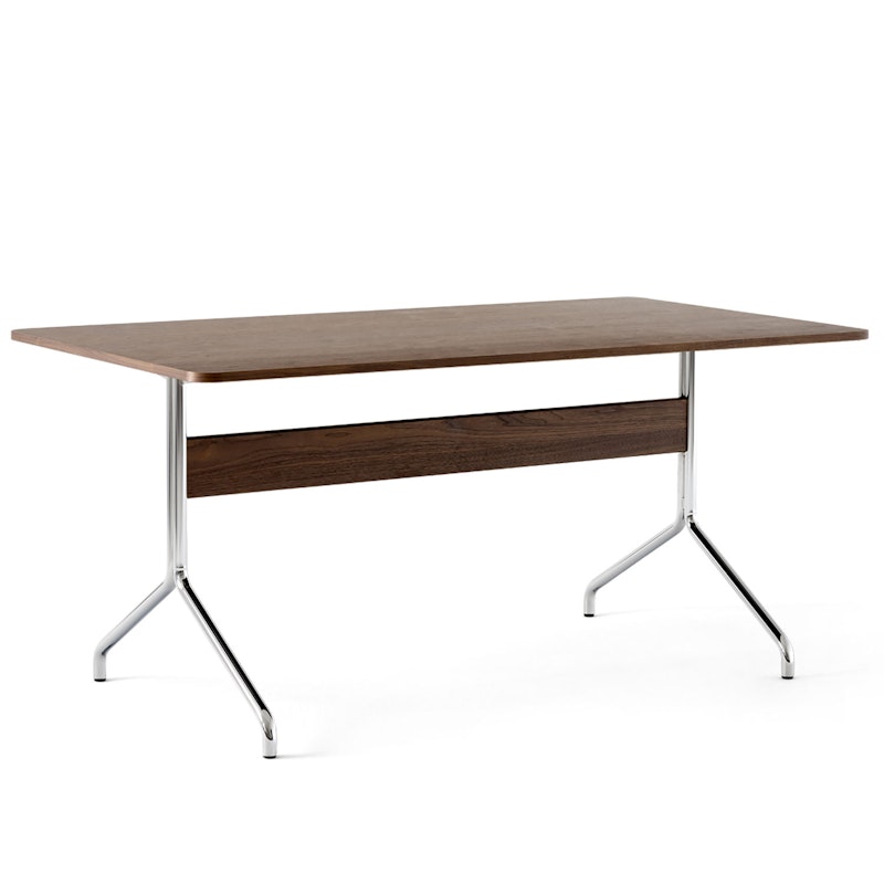 Pavilion AV18 Dining Table 160x90 cm, Walnut/Chrome