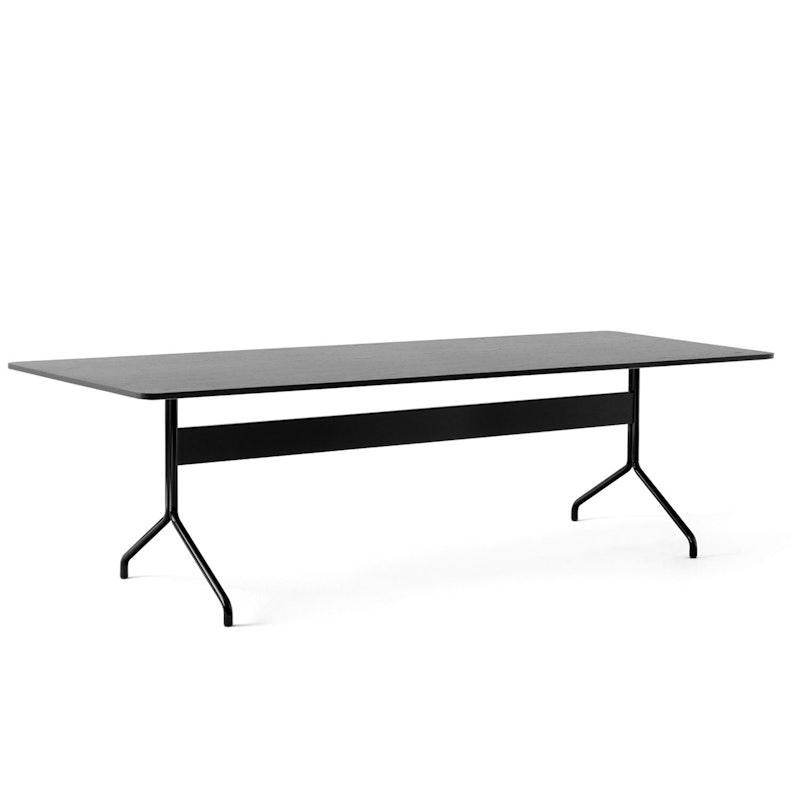 Pavilion AV24 Dining Table 250x110 cm, Black Oak/Black