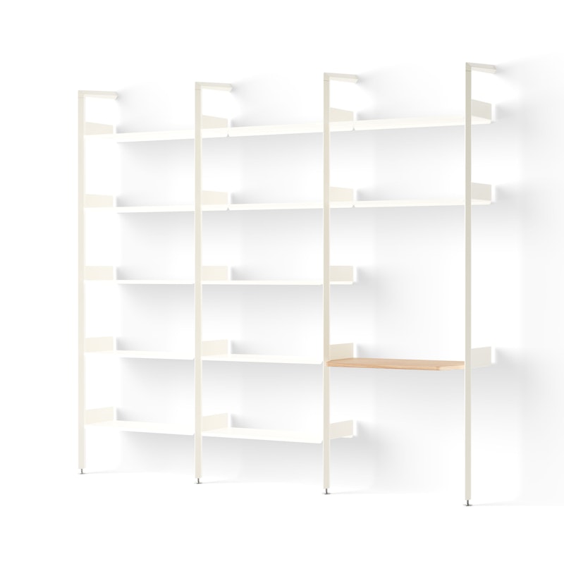Rombe IF1/IF4/IF5 Shelving System Config G, Alabaster