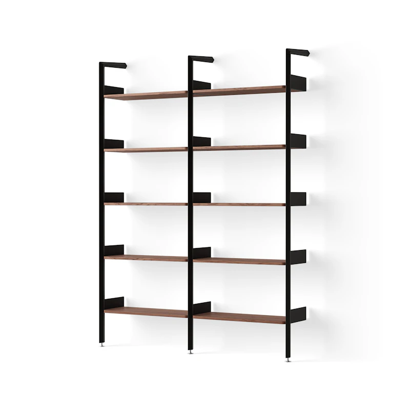 Rombe IF1/IF4 Shelving System Config A, Walnut