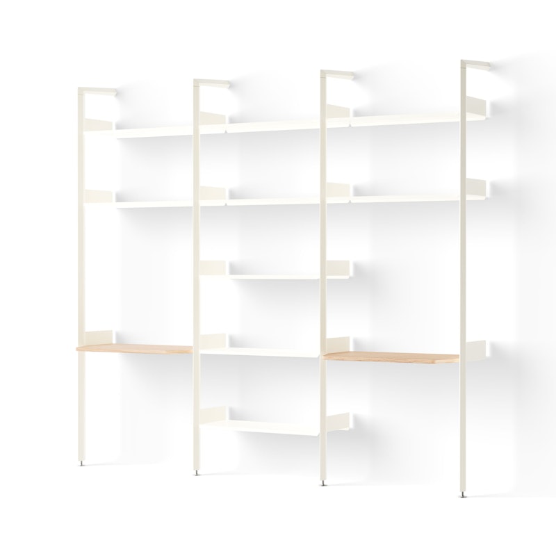 Rombe IF2/IF4/IF5 Shelving System Config I, Alabaster