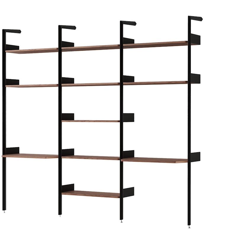 Rombe IF2/IF4/IF5 Shelving System Config I, Walnut