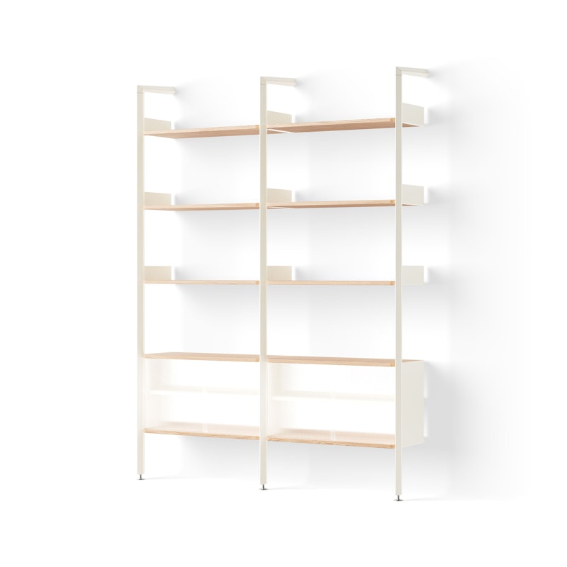 Rombe IF3/IF6 Shelving System Config E, Oak