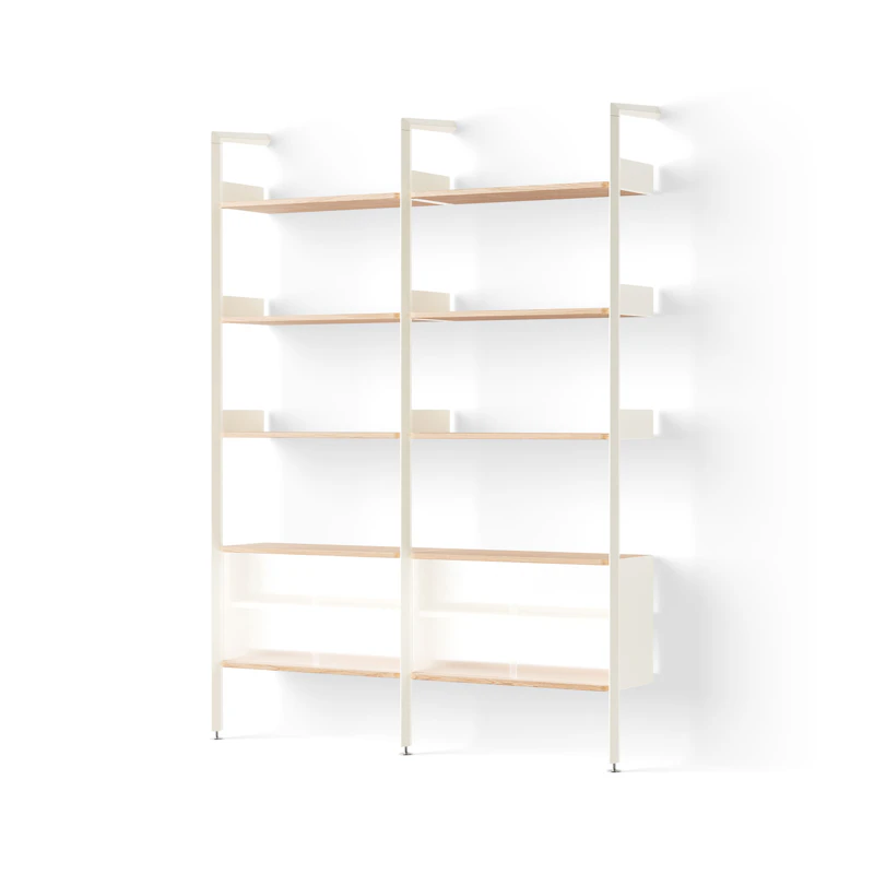Rombe IF3/IF6 Shelving System Config E, Oak