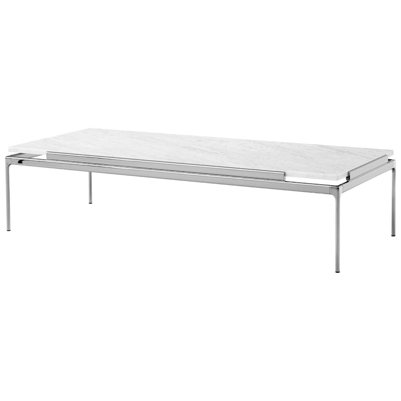 Sett LN12 Coffee Table 60x140 cm, Bianco Carrera