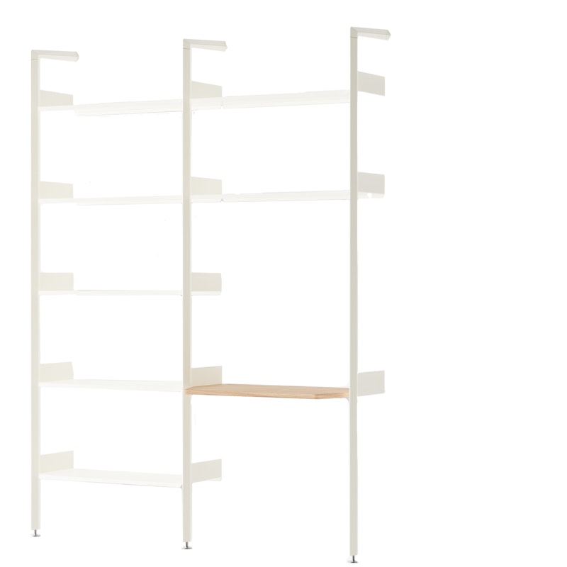 Rombe IF1/IF5 Shelving System Config B, Alabaster