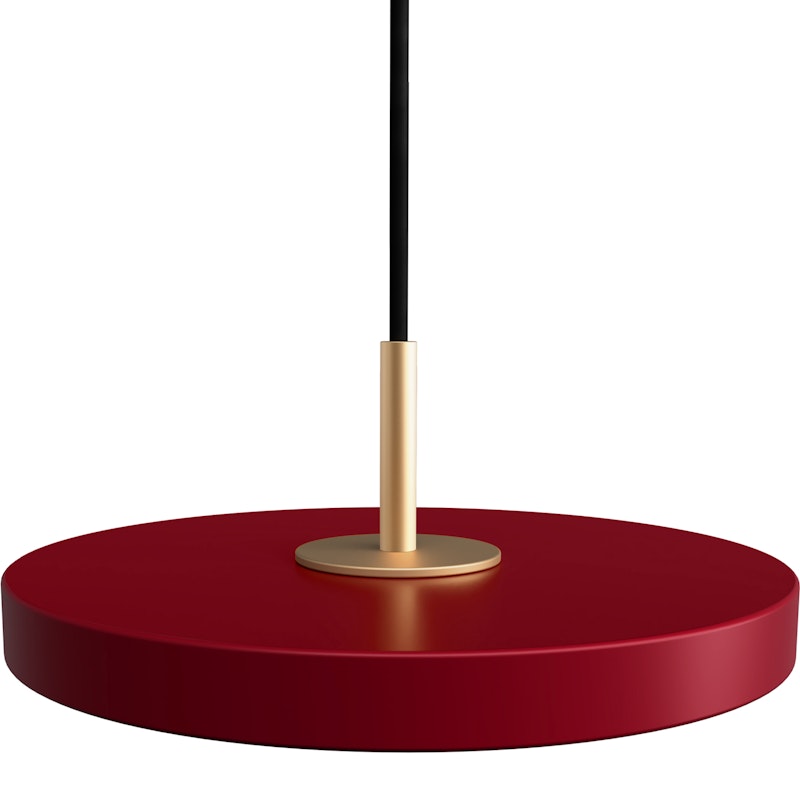 Asteria Micro Pendant, Ruby Red