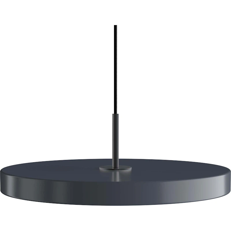 Asteria Plus Pendant Medium, Anthracite Grey / Black