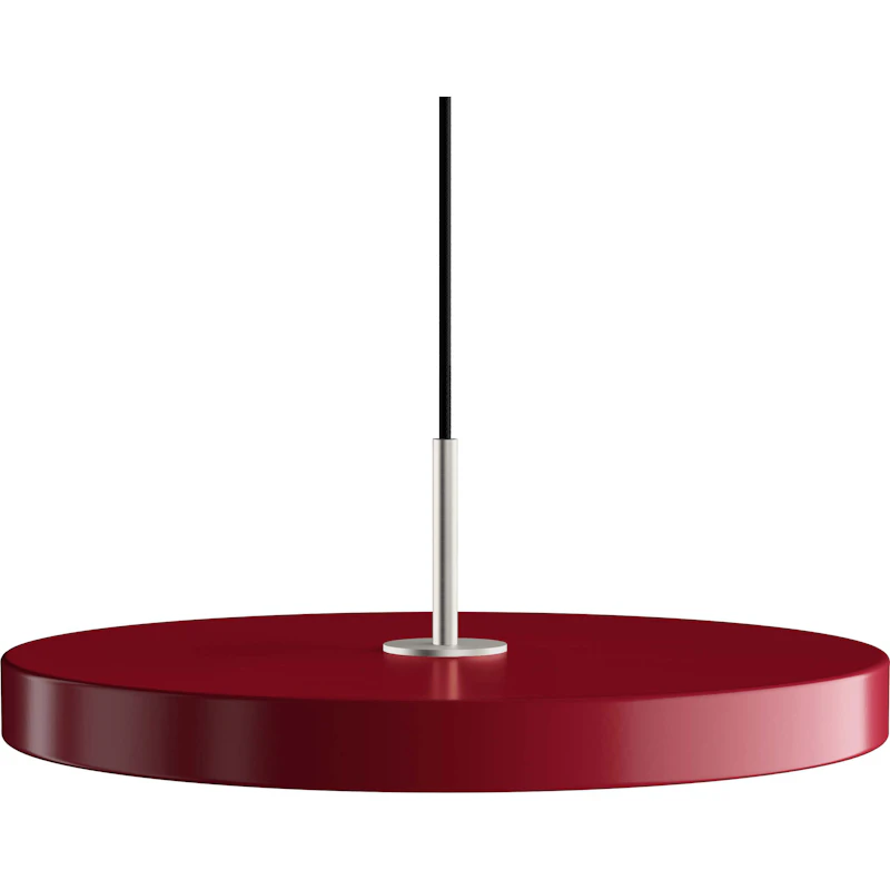 Asteria Plus Pendant Medium, Ruby Red / Steel