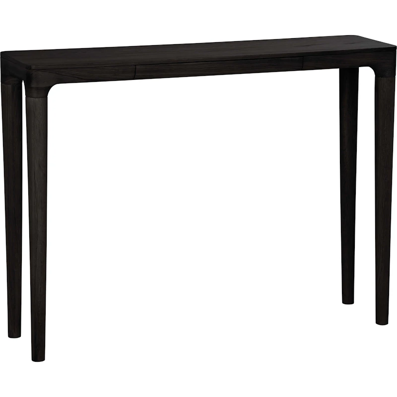 Heart'n'Soul Console Table, Black Oak