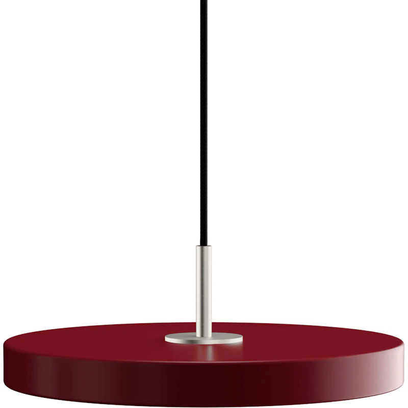 Asteria Plus Pendant Mini, Ruby Red / Steel