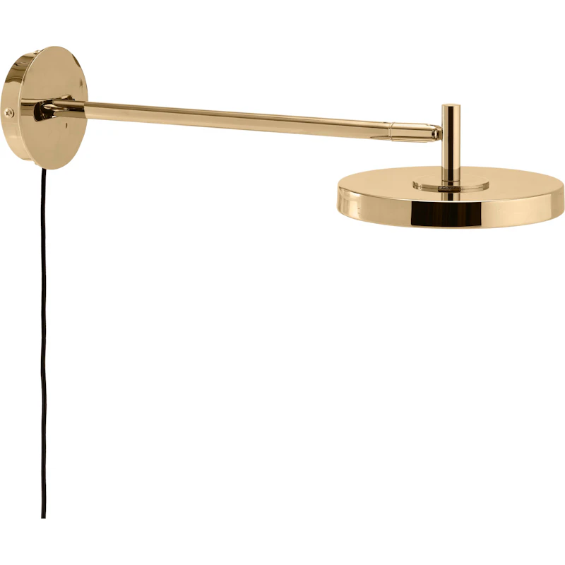 Asteria Wall Lamp Long, Polished Brass