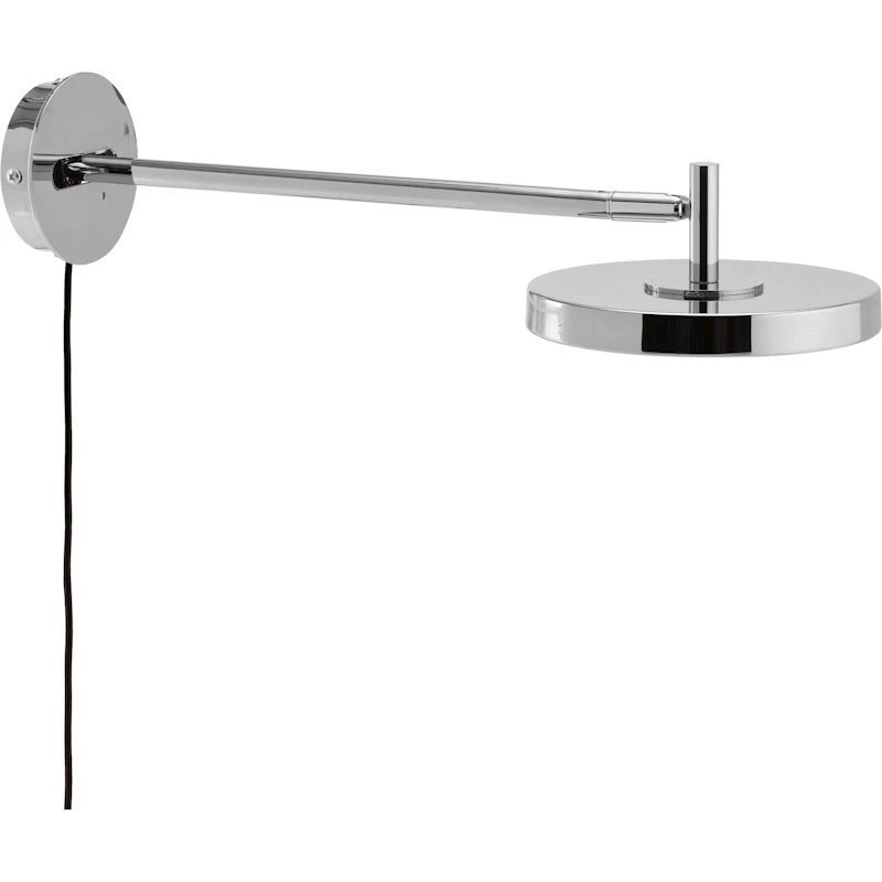 Asteria Wall Lamp Long, Polished Steel