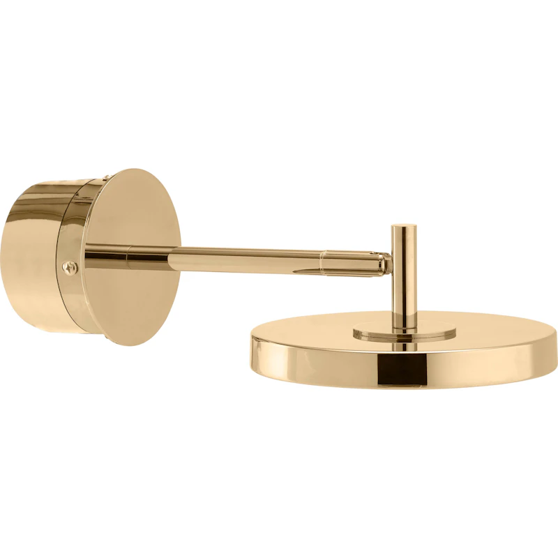 Asteria Wall Lamp Short & Hardwired, Polished Brass