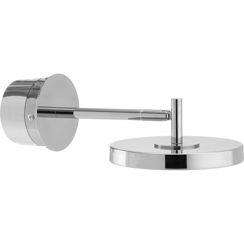 Asteria Wall Lamp Short & Hardwired, Polished Steel