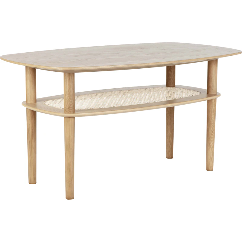 Together Sleek Rectangle Coffee Table High, Oak