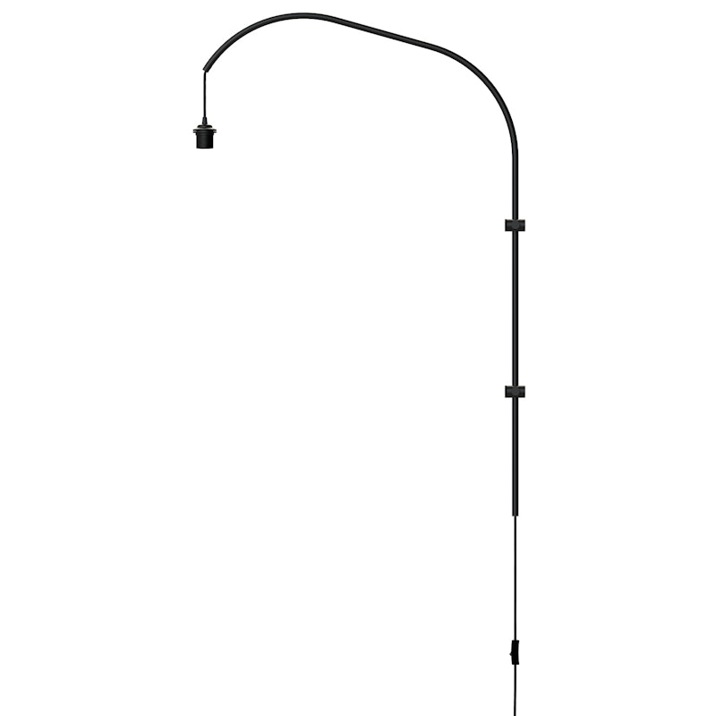 Willow Single Wall Lamp, Black