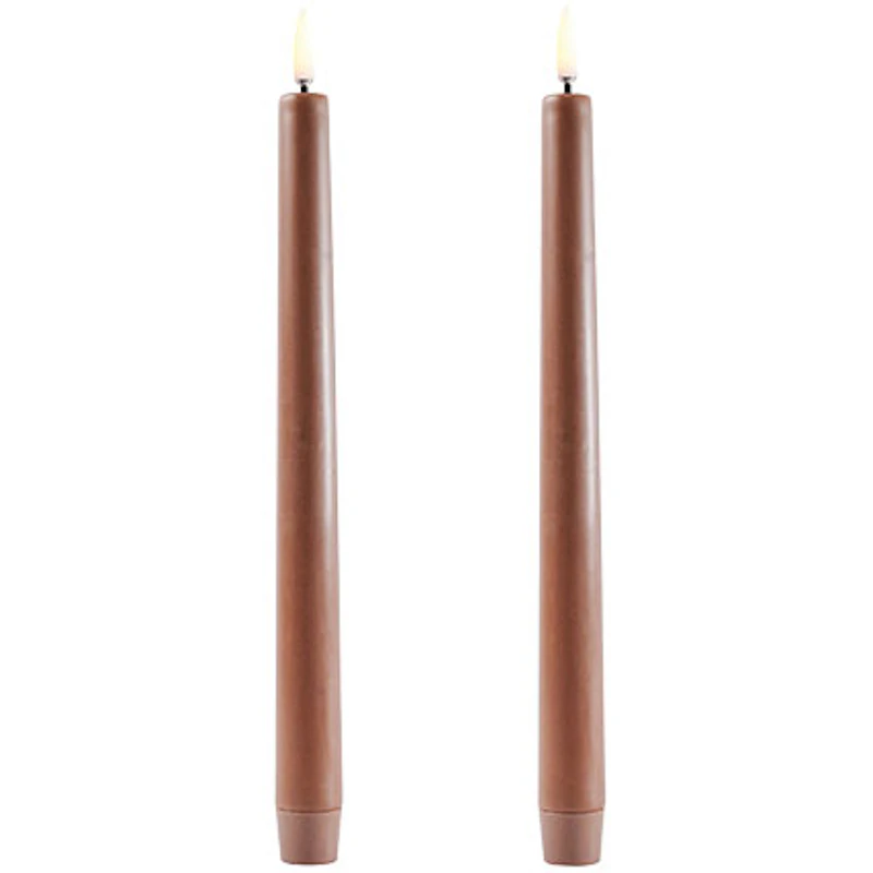 LED Taper Candle 2,3 x 25,5 cm, Caramel