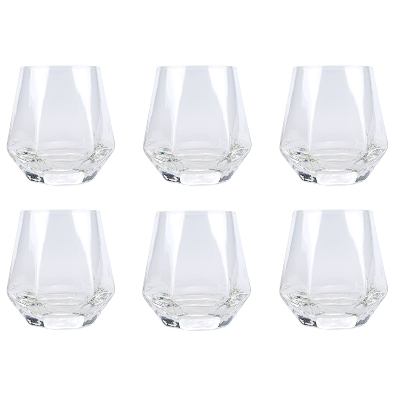 Hexa Drinking Glasses 30 cl, 6-pack